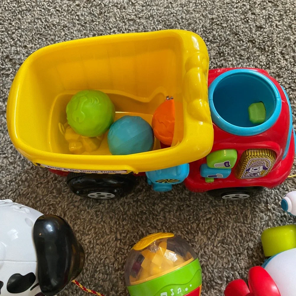 VTech & LeapFrog Interactive Learning Toy Bundle Puppy Dump Truck Airplane